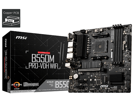 Msi B550m Pro-vdh Wifi   Tarjeta Madre M - Loltec Panamá - Venta De 